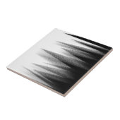 抽象芸術アートパステル白黒 はっきりした タイル (側面)