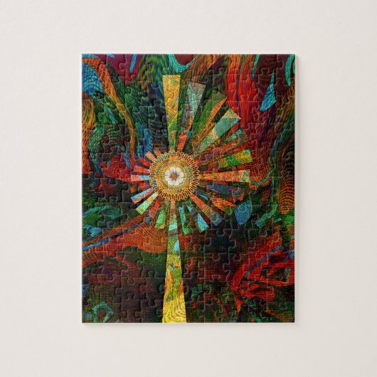 抽象芸術アートパズル ジグソーパズル (縦)