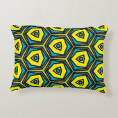 抽象芸術アートパターンアクセント枕 アクセントクッション (裏面)