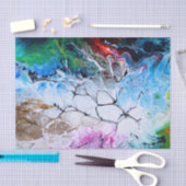 抽象芸術アートパターン 薄葉紙 (クラフト)