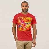 抽象芸術アートパターン Tシャツ (正面フル)