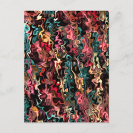 抽象芸術アートビッグゴール ポストカード