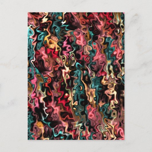 抽象芸術アートビッグゴール ポストカード (正面)
