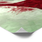 抽象芸術アートビリヤード15 2 ポスター (角)