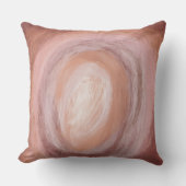 抽象芸術アートピローモダン – ピンクニュートラル クッション (正面)