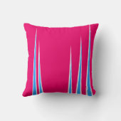 抽象芸術アートピンクブルーホワイトミニマリズム クッション (裏面)