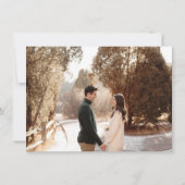 抽象芸術アートフォト結婚ズ セーブザデート (裏面)