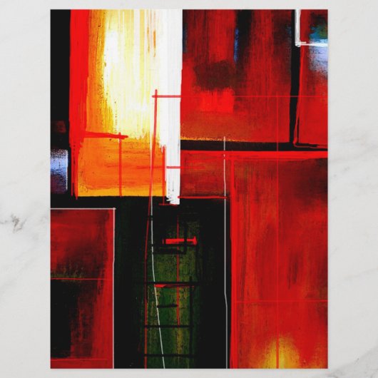 抽象芸術アートフライヤー チラシ (正面)