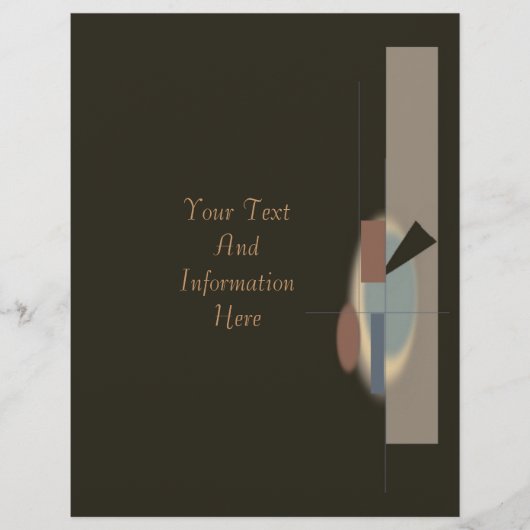 抽象芸術アートフライヤー チラシ (正面)