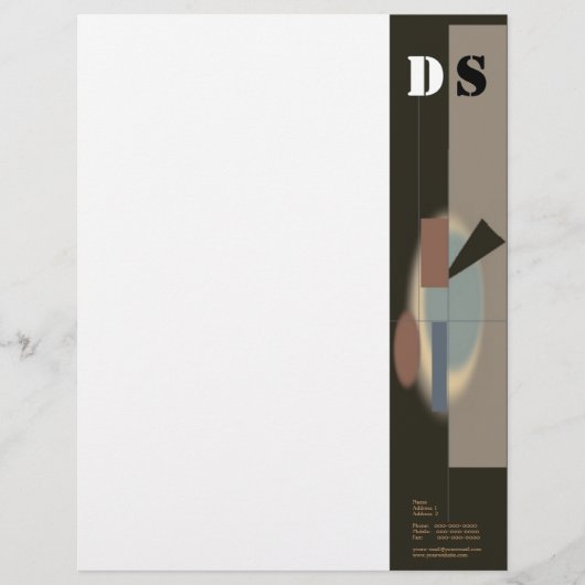 抽象芸術アートフライヤー チラシ (正面)