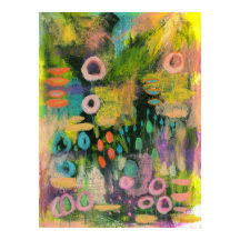 抽象芸術アートフラワーズフローラ絵画植物園