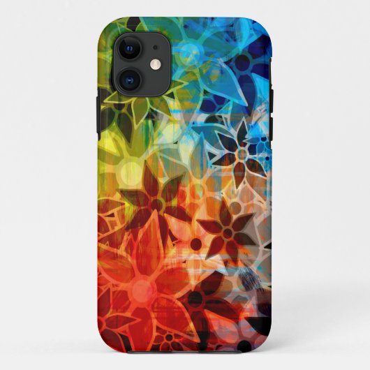 抽象芸術アートフラワーパターン#5 Case-Mate iPhoneケース (裏面)