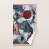 抽象芸術アートフローラ バスタオルセット (ハンドタオル)