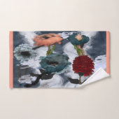 抽象芸術アートフローラ バスタオルセット (ハンドタオル)