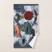 抽象芸術アートフローラ バスタオルセット (ハンドタオル)