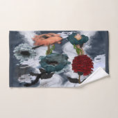 抽象芸術アートフローラ バスタオルセット (ハンドタオル)