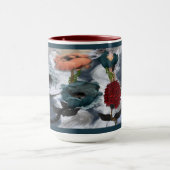 抽象芸術アートフローラ マグカップ (中央)