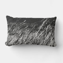 抽象芸術アートブラックとホワイト アウトドアクッション