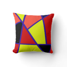 抽象芸術アートブラックイエローコーラルミニマリズム