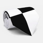 抽象芸術アートブラック&ホワイトタイ ネクタイ (ロール)