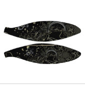 抽象芸術アートブラック ミニバスケットボール (パネル)