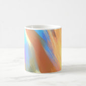 抽象芸術アートブラッシュストロークコーヒーマグ コーヒーマグカップ (中央)