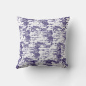 抽象芸術アートブルーホワイトミニマリズム クッション (裏面)