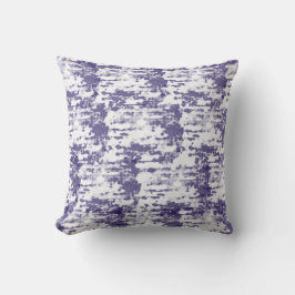 抽象芸術アートブルーホワイトミニマリズム クッション