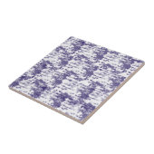 抽象芸術アートブルーホワイトミニマリズム タイル (側面)