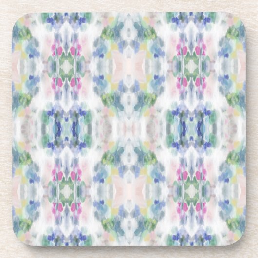 抽象芸術アートプラスチックコースターセット コースター (正面)