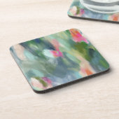 抽象芸術アートプラスチックコースターセット コースター (左側)