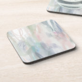 抽象芸術アートプラスチックコースターセット コースター (左側)