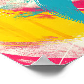 抽象芸術アートプリントポスター ポスター (角)