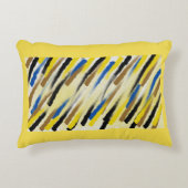 抽象芸術アートプリント枕 アクセントクッション (正面)