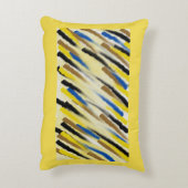 抽象芸術アートプリント枕 アクセントクッション (裏面(縦))
