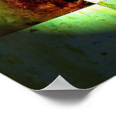 抽象芸術アートプリント ポスター (角)