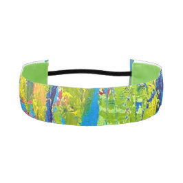 抽象芸術アートヘッドバンド アスレチックヘッドバンド