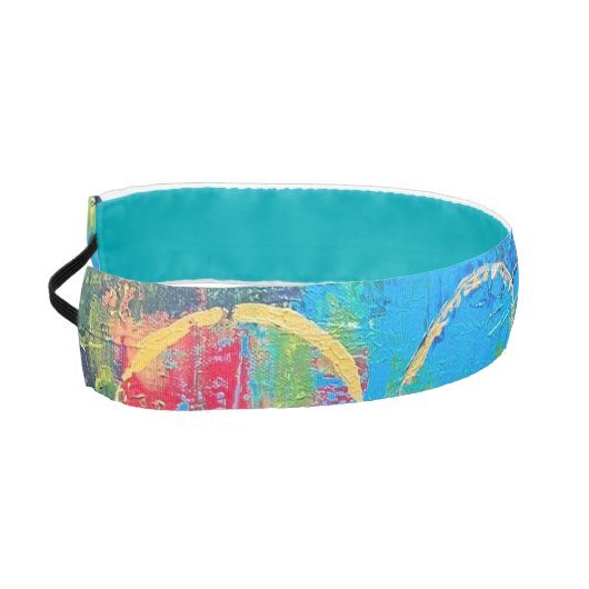 抽象芸術アートヘッドバンド アスレチックヘッドバンド (左)