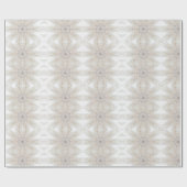 抽象芸術アートホワイトグレーギフトラップラッピング紙 ラッピングペーパー (フラット)