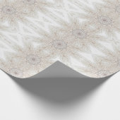 抽象芸術アートホワイトグレーギフトラップラッピング紙 ラッピングペーパー (角)