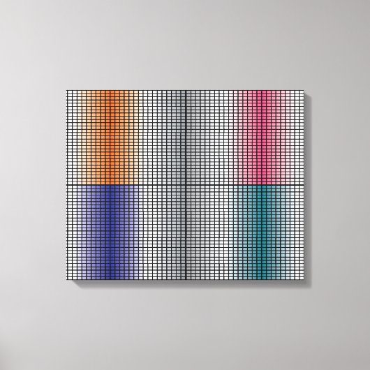 抽象芸術アートホームデコール キャンバスプリント (正面)