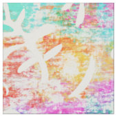 抽象芸術アートボホマティッセボタニカルシェイプ ファブリック (クローズアップ)