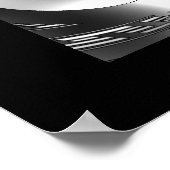 抽象芸術アートポスターシルバー宇宙 ポスター (角)