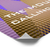 抽象芸術アートポスターミュア引用文ザ山 ポスター (角)