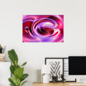 抽象芸術アートポスターDigital Computer Artプリント ポスター (ホームオフィス)