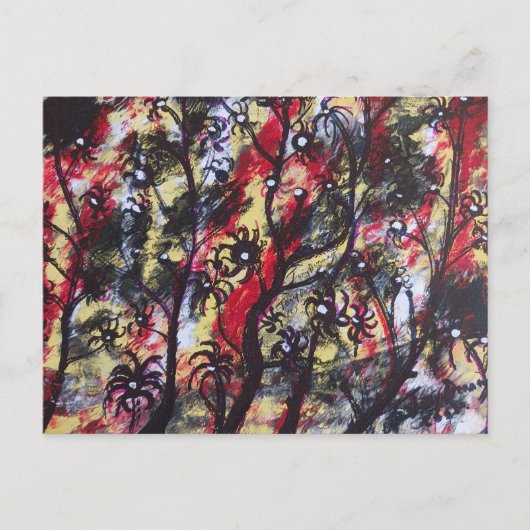 抽象芸術アートポストカード ポストカード (正面)