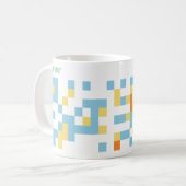 抽象芸術アートマグカップ – 夏 コーヒーマグカップ (正面左)