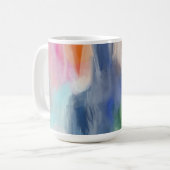 抽象芸術アートマグ コーヒーマグカップ (正面左)