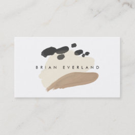 抽象芸術アートミニマリストアーティストプロフィ連絡ールAp 予約カード