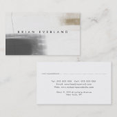 抽象芸術アートミニマリストアーティストプロフィ連絡ールAp 予約カード (正面/裏面)